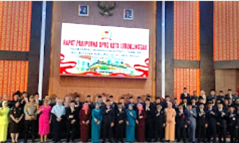 DPRD Kota Lubuklinggau Provinsi Sumsel, Menggelar Rapat Paripurna Istimewa