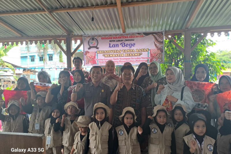 Kolaborasi PKBM Sekantenan dan TK Esquiner Hidupkan Semangat Membatik di Lubuklinggau