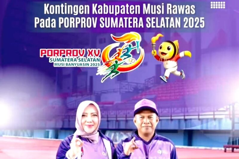 Hari Pertama PORPROV XV Muba, Kontingen Musi Rawas Masuk Tiga Besar Perolehan Medali
