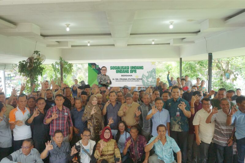 H. SN Prana Putra Sohe Gelar Sosialisasi Undang-Undang di Kota Lubuklinggau.