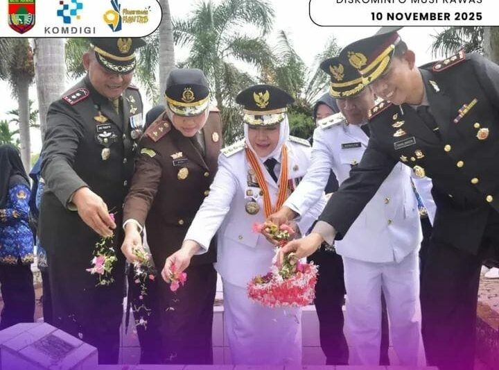 Bupati Musi Rawas Ziarah Taman Pahlawan