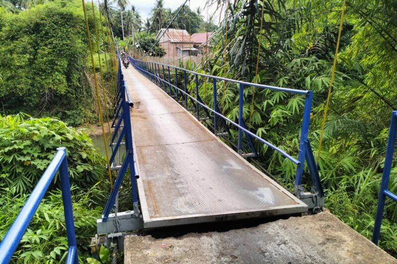 Rehab Rp130 Juta Jembatan Gantung Diduga Asal-Asalan